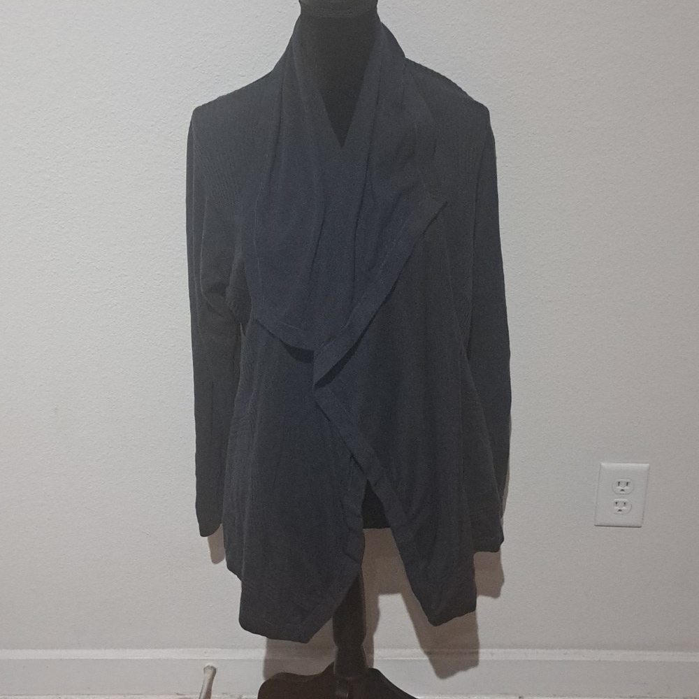THEORY navy LARGE sweater wrap, $128.00